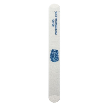 RONNEY Professional PREMIUM Nailfile -PILNIK 80/80 BIAŁY PROSTY
